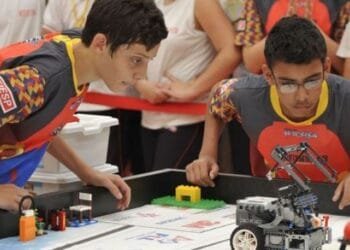 Curso de robótica do Sesi