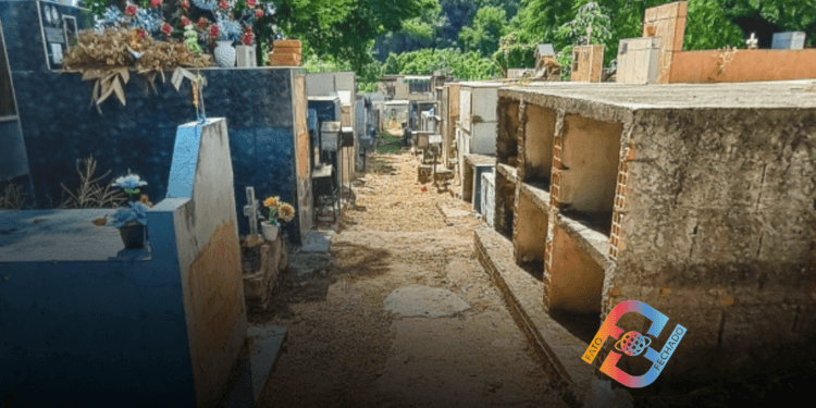 PREFEITURA DE APARECIDA REALIZA SERVIÇO NO CEMITÉRIO