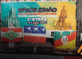 Guaratinguetá conquista 51 medalhas na 1ª Etapa do Brasileirão de Karatê Esportivo 2025